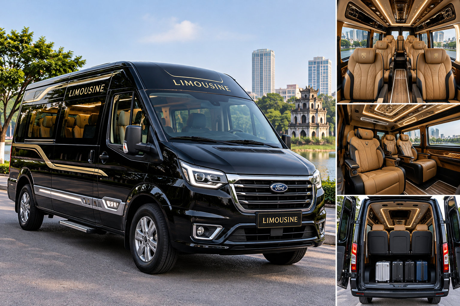 Cách bố trí lịch trình limousine 12 chỗ cho đoàn công tác nhiều điểm tại Hà Nội