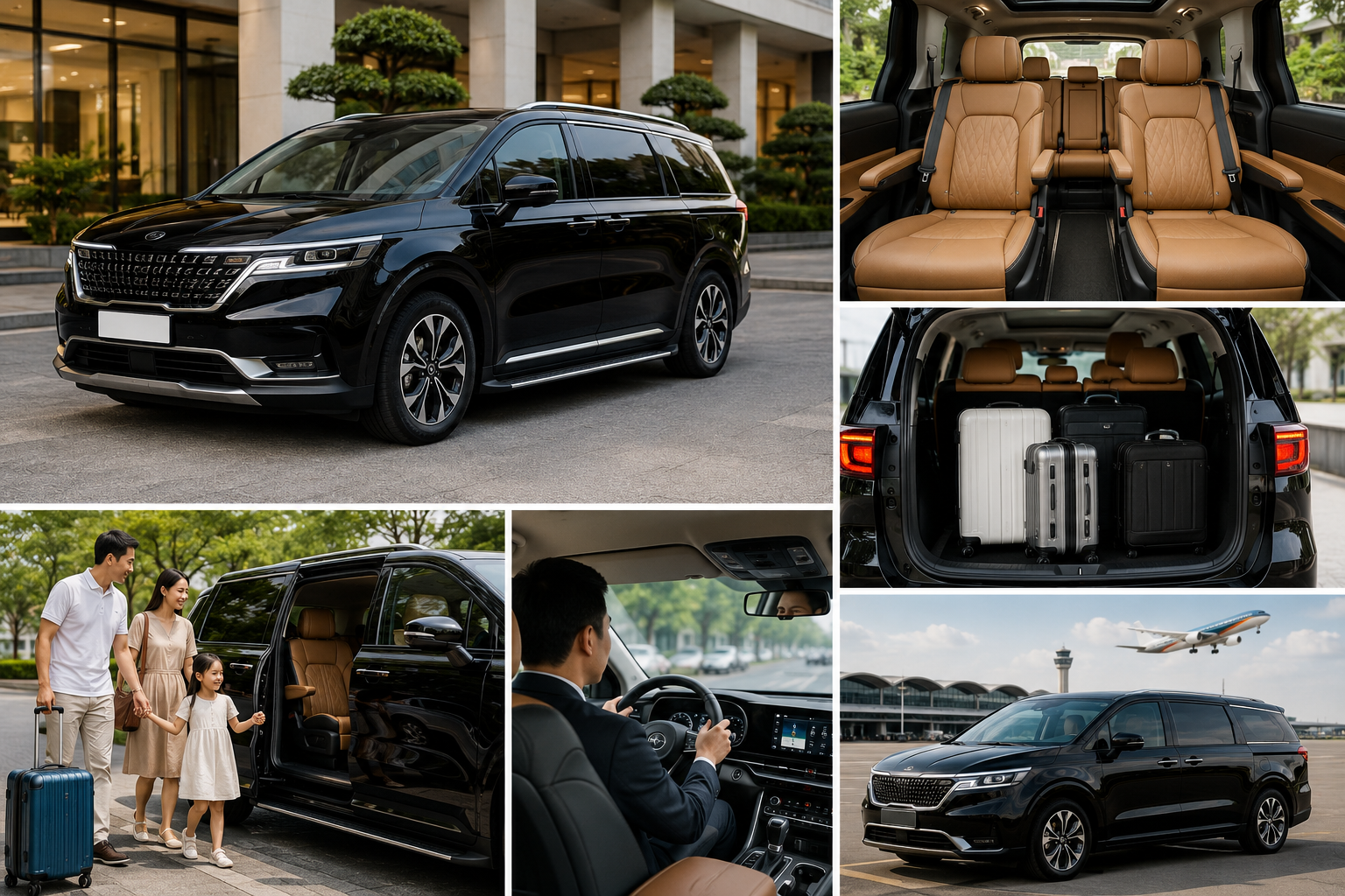 Kinh nghiệm thuê xe Kia Carnival 7 chỗ phù hợp nhu cầu