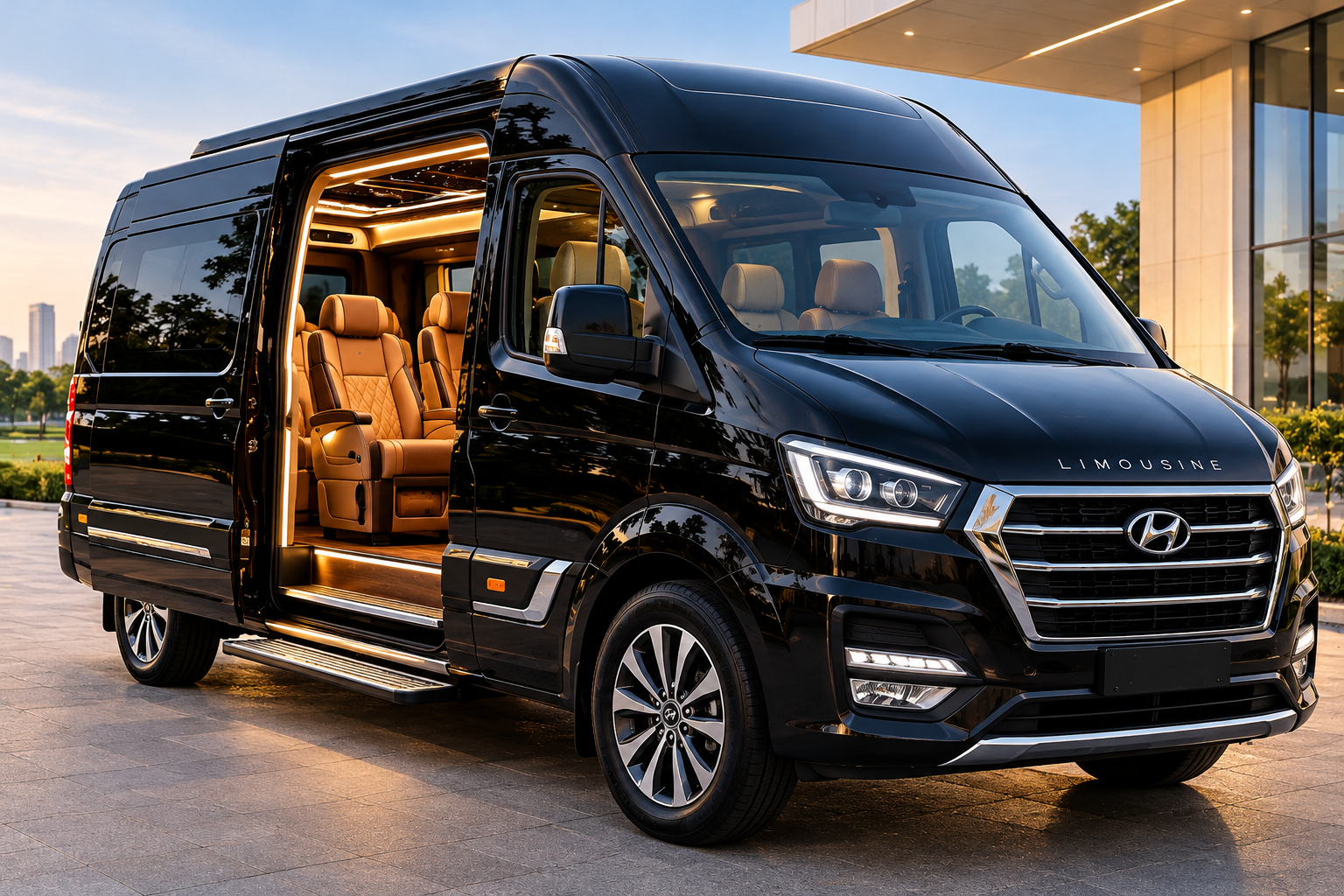 Xe limousine 9 chỗ phù hợp với nhóm bao nhiêu người